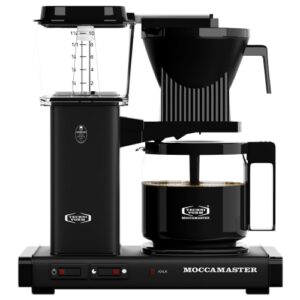 Moccamaster kaffemaskine - MOCCAMASTER Automatic S - Matt black - find den på filterkaffe.dk